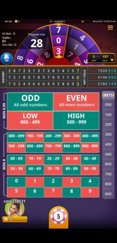 bàn cược number matka