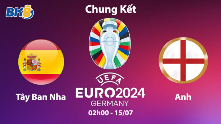 Tây Ban Nha vs Anh euro 2024 bk8vne